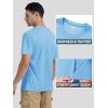 imageTACVASEN Swim Shirts for Men Rash Guard SPF Short Sleeve Sun TShirt UPF 50 Quick Dry Lightweight Fishing Water Shirt12blue