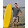 imageTACVASEN Swim Shirts for Men Rash Guard SPF Short Sleeve Sun TShirt UPF 50 Quick Dry Lightweight Fishing Water Shirt13dark Grey