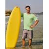 imageTACVASEN Swim Shirts for Men Rash Guard SPF Short Sleeve Sun TShirt UPF 50 Quick Dry Lightweight Fishing Water Shirt16light Green