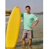 imageTACVASEN Swim Shirts for Men Rash Guard SPF Short Sleeve Sun TShirt UPF 50 Quick Dry Lightweight Fishing Water Shirt22mint Green