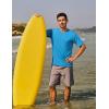 imageTACVASEN Swim Shirts for Men Rash Guard SPF Short Sleeve Sun TShirt UPF 50 Quick Dry Lightweight Fishing Water Shirt24blue Green