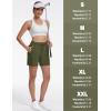 imageTACVASEN Womens 5 Hiking Shorts Quick Dry Golf Lightweight UPF50 Athletic Shorts Summer Water Resistant Zipper PocketsArmy Green