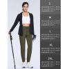 imageTACVASEN Womens Joggers Lightweight Quick Dry Hiking Pants with Pockets Athletic Travel Workout Summer Water ResistantGreen
