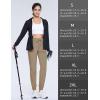imageTACVASEN Womens Joggers Lightweight Quick Dry Hiking Pants with Pockets Athletic Travel Workout Summer Water ResistantKhaki