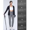 imageTACVASEN Womens Joggers Lightweight Quick Dry Hiking Pants with Pockets Athletic Travel Workout Summer Water ResistantLight Grey