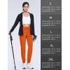 imageTACVASEN Womens Joggers Lightweight Quick Dry Hiking Pants with Pockets Athletic Travel Workout Summer Water ResistantOrange