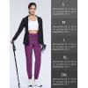 imageTACVASEN Womens Joggers Lightweight Quick Dry Hiking Pants with Pockets Athletic Travel Workout Summer Water ResistantPurplish Red
