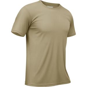 imageTACVASEN Swim Shirts for Men Rash Guard SPF Short Sleeve Sun TShirt UPF 50 Quick Dry Lightweight Fishing Water Shirt17dull Blue