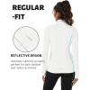 imageTACVASEN Womens Quarter Zip Pullover Fleece Lined Golf Shirt Long Sleeve Workout Tops Athletic Sweatshirt for WomenWhite