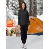 imageTACVASEN Womens Thermal Long Sleeve Mock Turtleneck Shirt Fleece Lined Base Layer Tops for Cold Weather WorkoutBlack