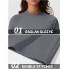 imageTACVASEN Womens Thermal Long Sleeve Mock Turtleneck Shirt Fleece Lined Base Layer Tops for Cold Weather WorkoutDarkgrey