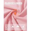 imageTACVASEN Womens Thermal Long Sleeve Mock Turtleneck Shirt Fleece Lined Base Layer Tops for Cold Weather WorkoutLightpink