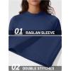 imageTACVASEN Womens Thermal Long Sleeve Mock Turtleneck Shirt Fleece Lined Base Layer Tops for Cold Weather WorkoutNavy
