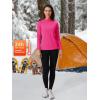 imageTACVASEN Womens Thermal Long Sleeve Mock Turtleneck Shirt Fleece Lined Base Layer Tops for Cold Weather WorkoutRosered
