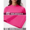 imageTACVASEN Womens Thermal Long Sleeve Mock Turtleneck Shirt Fleece Lined Base Layer Tops for Cold Weather WorkoutRosered