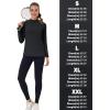 imageTACVASEN Womens Thermal Shirts Mock Turtleneck Fleece Lined Long Sleeve Underwear Water Resistant Athletic Base LayerBlack