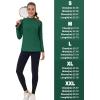 imageTACVASEN Womens Thermal Shirts Mock Turtleneck Fleece Lined Long Sleeve Underwear Water Resistant Athletic Base LayerEmerald Green