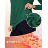 imageTACVASEN Womens Thermal Shirts Mock Turtleneck Fleece Lined Long Sleeve Underwear Water Resistant Athletic Base LayerEmerald Green