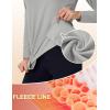 imageTACVASEN Womens Thermal Shirts Mock Turtleneck Fleece Lined Long Sleeve Underwear Water Resistant Athletic Base LayerLight Grey