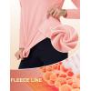 imageTACVASEN Womens Thermal Shirts Mock Turtleneck Fleece Lined Long Sleeve Underwear Water Resistant Athletic Base LayerLight Pink