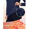imageTACVASEN Womens Thermal Shirts Mock Turtleneck Fleece Lined Long Sleeve Underwear Water Resistant Athletic Base LayerNavy Blue
