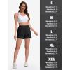 imageTACVASEN Womens 35quot High Waisted Athletic Shorts Lightweight Running Workout Shorts with Pockets Gym Water ResistantBlack