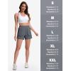 imageTACVASEN Womens 35quot High Waisted Athletic Shorts Lightweight Running Workout Shorts with Pockets Gym Water ResistantDarkgrey