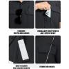 imageTACVASEN Fishing Shirts for Men Cool Hiking Shirt Button Up Short Sleeve SPF UPF 50 Sun Shirt Quick Dry for TacticalBlack
