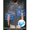 imageTACVASEN Fishing Shirts for Men Cool Hiking Shirt Button Up Short Sleeve SPF UPF 50 Sun Shirt Quick Dry for TacticalDarkgrey