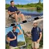 imageTACVASEN Fishing Shirts for Men Cool Hiking Shirt Button Up Short Sleeve SPF UPF 50 Sun Shirt Quick Dry for TacticalNavy