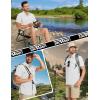 imageTACVASEN Fishing Shirts for Men Cool Hiking Shirt Button Up Short Sleeve SPF UPF 50 Sun Shirt Quick Dry for TacticalWhite