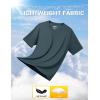 imageTACVASEN Mens Lightweight Athletic TShirts Quick Dry Workout Gym Tops Short Sleeve Running Tee Shirt Performance ActivewearDark Green