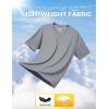 imageTACVASEN Mens Lightweight Athletic TShirts Quick Dry Workout Gym Tops Short Sleeve Running Tee Shirt Performance ActivewearLight Gray