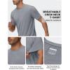 imageTACVASEN Mens Lightweight Athletic TShirts Quick Dry Workout Gym Tops Short Sleeve Running Tee Shirt Performance ActivewearLight Gray