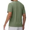 imageTACVASEN Mens Lightweight Athletic TShirts Quick Dry Workout Gym Tops Short Sleeve Running Tee Shirt Performance ActivewearSoy Green