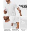 imageTACVASEN Mens Lightweight Athletic TShirts Quick Dry Workout Gym Tops Short Sleeve Running Tee Shirt Performance ActivewearWhite