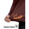 imageTACVASEN Mens Long Sleeve Athletic Shirts 14 Pullover Zip Sun Protection Rash Guard UPF 50 Outdoor Running TShirts12wine Red