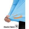imageTACVASEN Mens Long Sleeve Athletic Shirts 14 Pullover Zip Sun Protection Rash Guard UPF 50 Outdoor Running TShirts13waterfall Blue