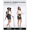 imageTACVASEN Womens 7 High Waisted Hiking Golf Shorts Lightweight Stretch Athletic Shorts Summer Outdoor with Zipper PocketsDarkgrey