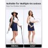 imageTACVASEN Womens 7 High Waisted Hiking Golf Shorts Lightweight Stretch Athletic Shorts Summer Outdoor with Zipper PocketsNavy