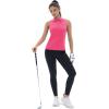 imageTACVASEN Womens Golf Shirts Sleeveless Racerback Polo Shirt UPF 50 Zip Up Moisture Wicking Workout Tennis Athletic Tank TopsRosered