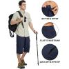 imageTACVASEN Mens Capri Pants Cargo Long Shorts Quick Dry Lightweight 34 Pants Below Knee Summer Hiking WorkNavy