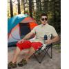 imageTACVASEN Mens Capri Pants Cargo Long Shorts Quick Dry Lightweight 34 Pants Below Knee Summer Hiking WorkTomato Red