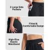 imageTACVASEN Womens Fleece Lined Sweatpants Winter Thermal Sherpa Pants with Pockets High Waisted Warm Cotton Lounge CasualBlack