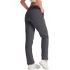 imageTACVASEN Womens Fleece Lined Sweatpants Winter Thermal Sherpa Pants with Pockets High Waisted Warm Cotton Lounge CasualDark Grey
