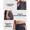 imageTACVASEN Womens Fleece Lined Sweatpants Winter Thermal Sherpa Pants with Pockets High Waisted Warm Cotton Lounge CasualDark Grey