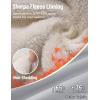 imageTACVASEN Womens Fleece Lined Sweatpants Winter Thermal Sherpa Pants with Pockets High Waisted Warm Cotton Lounge CasualLight Grey