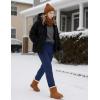 imageTACVASEN Womens Fleece Lined Sweatpants Winter Thermal Sherpa Pants with Pockets High Waisted Warm Cotton Lounge CasualNavy