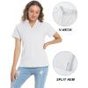 imageTACVASEN VNeck Shirts for Women Quick Dry UV Protection Sun Summer Golf Tops
