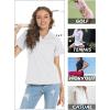 imageTACVASEN VNeck Shirts for Women Quick Dry UV Protection Sun Summer Golf Tops